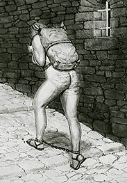 Shake those fat udders, slave - Prison camp by Badia