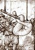 Colonial prison - As she lay there beside her dozing black master by Hines